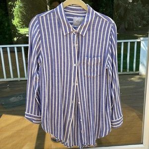 Rails blue shirt EUC